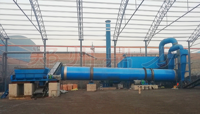 神木煤泥烘干機設備安裝圖