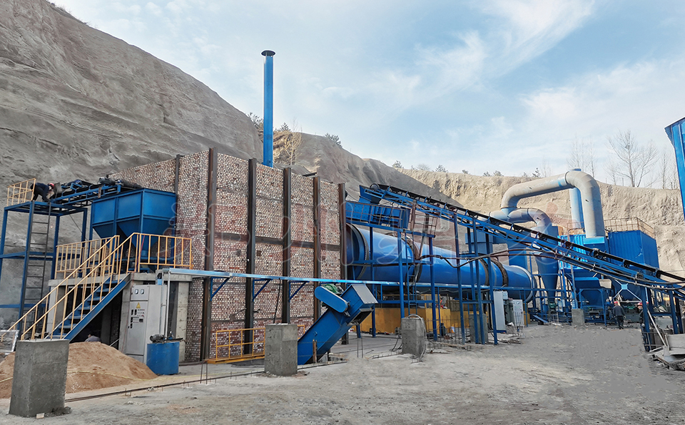 煤炭烘干機設備內蒙古現場圖