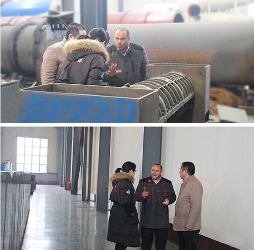 埃及客戶簽訂飼料烘干機