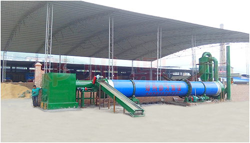 重慶木屑烘干線安裝現場