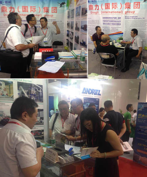 鄭州鼎力干燥設備展會現場