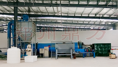 湖北啤酒糟烘干機現場圖