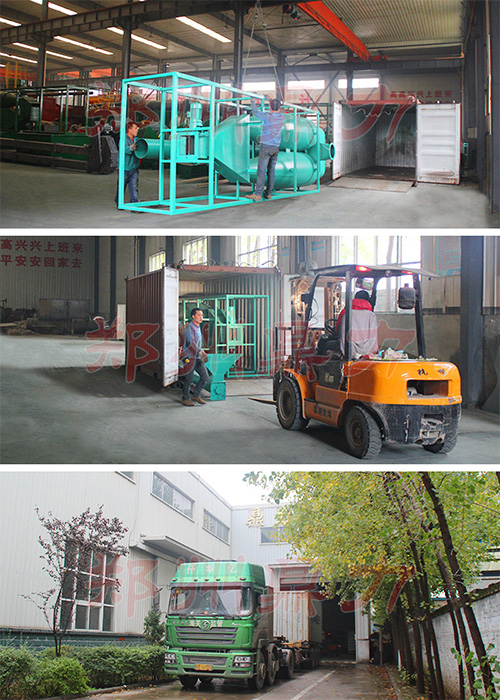 阿爾及利亞木塞烘干設備發貨