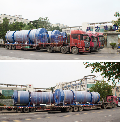 啤酒糟烘干設備發貨