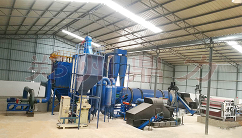 貴州煤泥烘干機現場